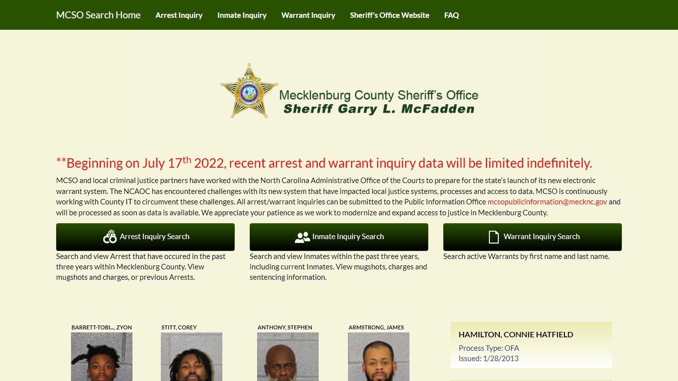 MCSO - mecknc.gov